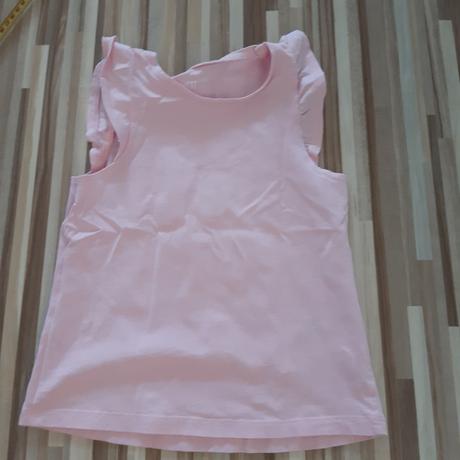 Tričko s volánikovým rukávom, h&m,110