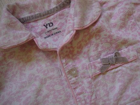 Flanelové pyžamko, primark,104