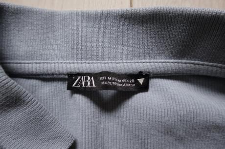 Vrúbkované tričko zara, zara,m