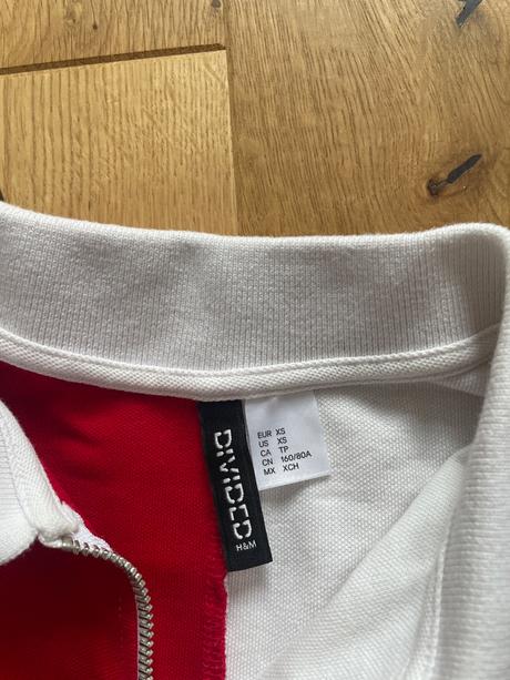 Crop top tričko, h&m,xs