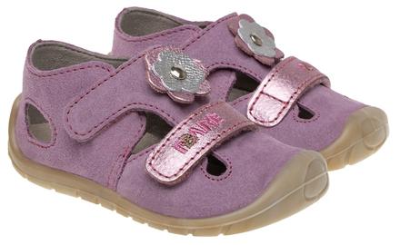 Fare bare - kožené sandálky fialové, fare,21 / 22