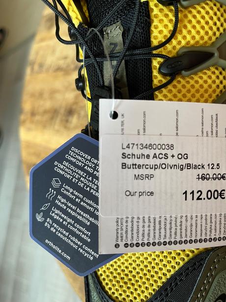 Nová trailova priedysna obuv salomon acs+og,v.48, salomon,48