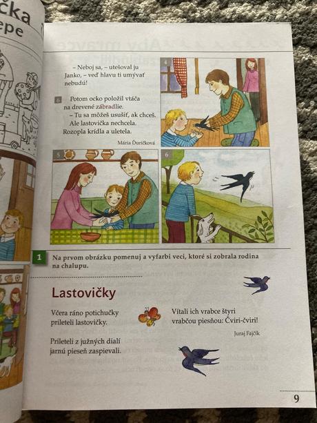 Čítanka pre prvý ročník základných škôl, 