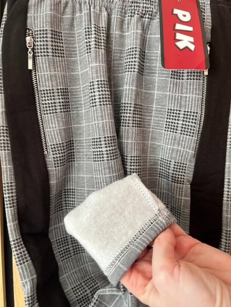 Sivé oteplené legíny, 140