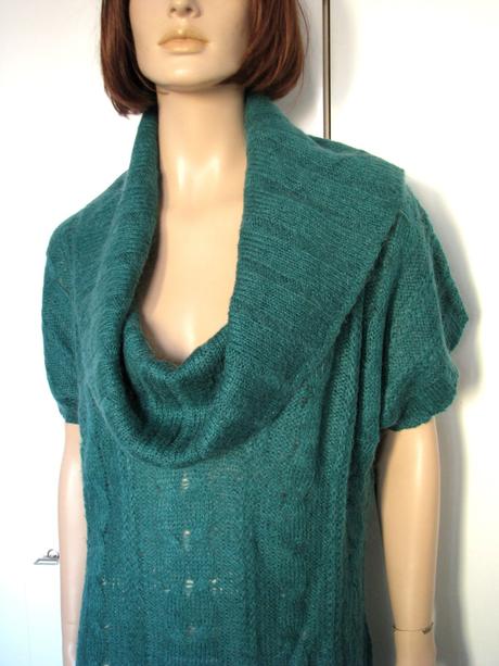 Pletená zelená tunika, l