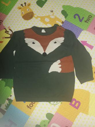 Líška sveter, h&m,86