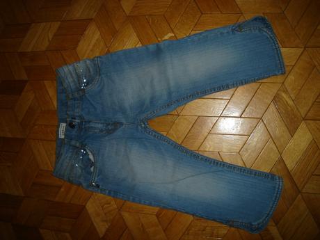 Riflové 3/4 nohavice, topolino,128