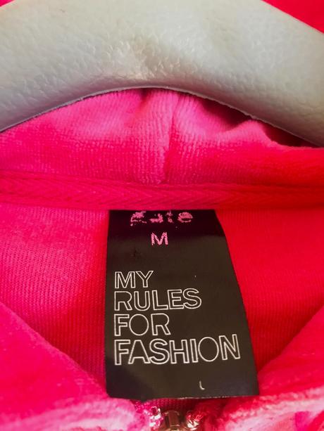 Zamatová mikina s krat. rukávom, m