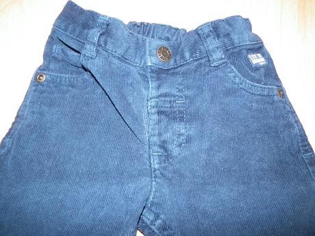 Menčestrové nohavice, f&f,80