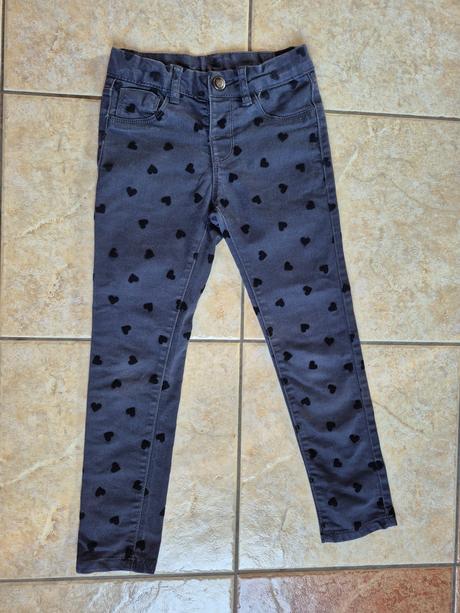 Set sivých a modrých dievčenských riflí dopodopo 1, dopodopo,122