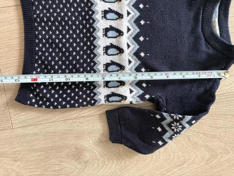 Vianočný svetrik, h&m,74