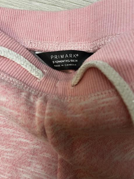 2 kusy tepláčikov so šnúrkami, primark,80