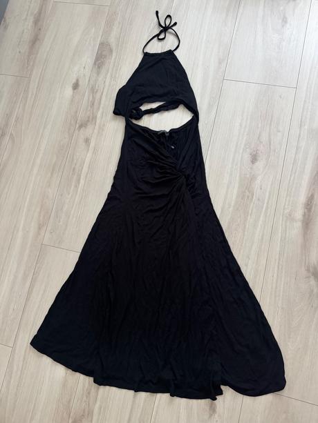 Čierne letne šatky, xs