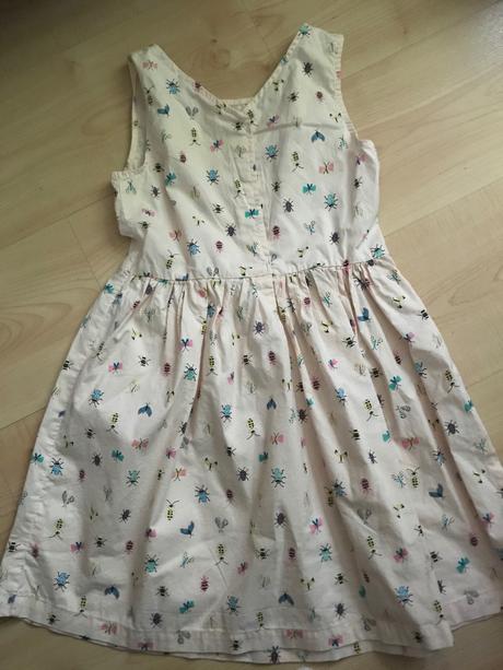 Šaty hmyz bavlna 8-9 rokov, h&m,134