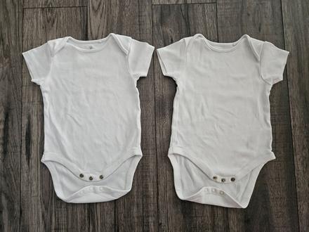 2x biele next body 74 zadarmo k nákupu, next,74