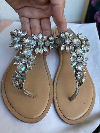 Asos boho anticke sandalky sandale zabjy slapky s, 38