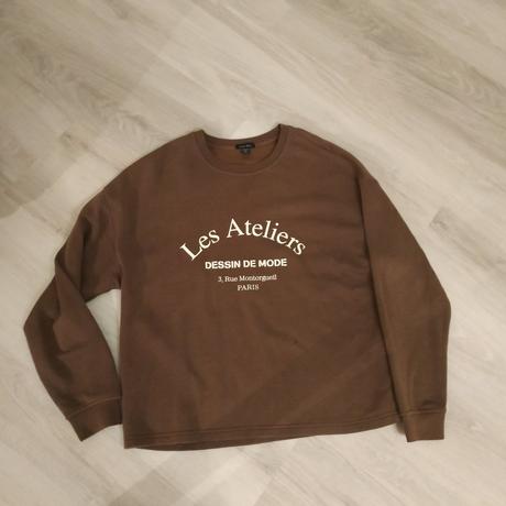 Hnedá mikina, xl, amisu,xl