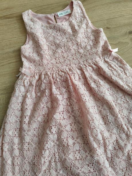 Šaty čipkované, h&m,122