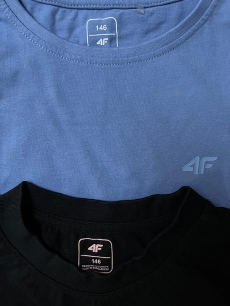 2 športové tričká 4f, 140