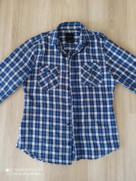 Modrá košeľa veľ. m, m