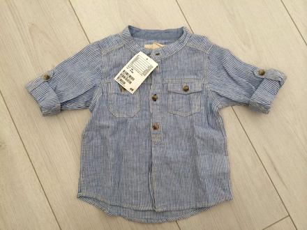 Ľanová letná košielka, h&m,68