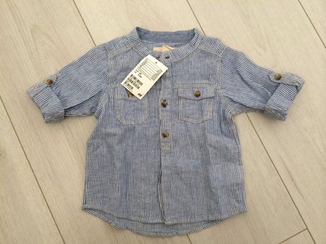 Ľanová letná košielka, h&m,68
