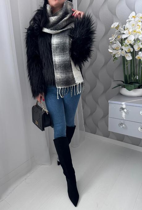 Calvin klein - vlnený šál, calvin klein