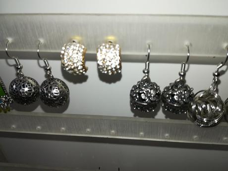 Náušnice kus 1 euro,