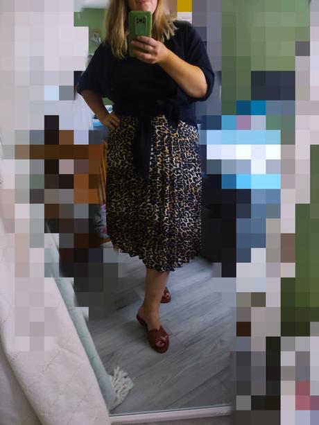 Plisovana leo sukňa, f&f,44