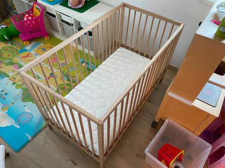 Postieľka ikea sniglar a matrac segum, šírka (cm): 60,dĺžka (cm): 120
