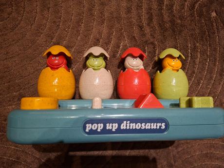 Tolo vyskakovacie dinosaury z bio plastu, 