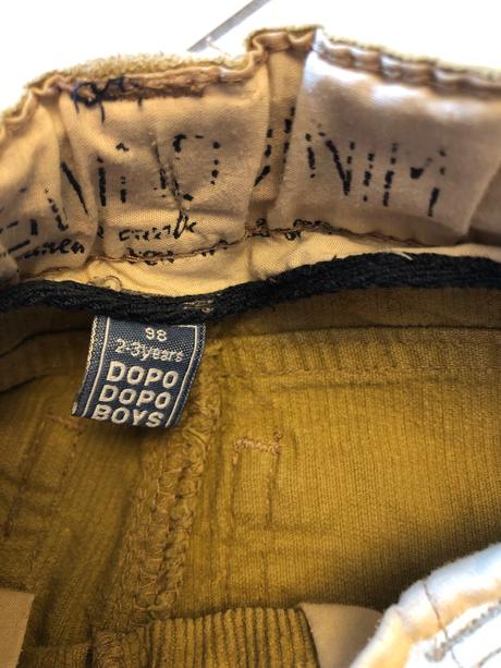 Menčestrové nohavice, dopodopo,98