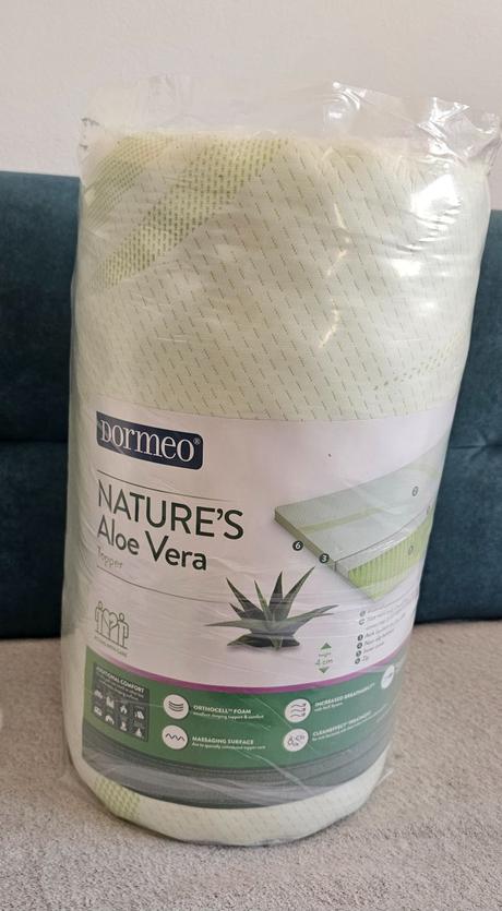 Dormeo vrchný matrac nature aloe vera 4 cm, šírka (cm): 140,dĺžka (cm): 200