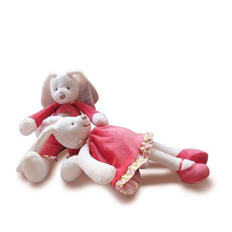 Dva ks babik - zajacia rodinka mamicka a otecko,