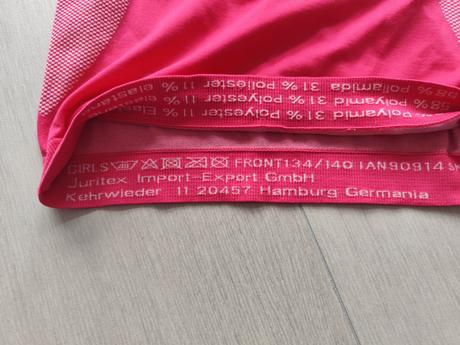 Predám dievčenské termo tričko, 134