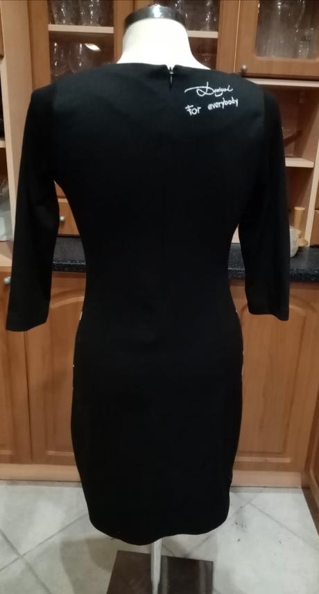 Pekné čierne šaty zn. desigual veľkosť č. 38, desigual,38