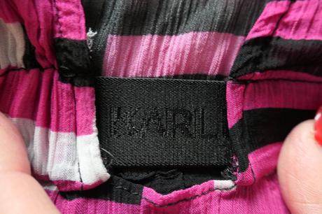 Karl lagerfeld original plazove saty vel. s, s