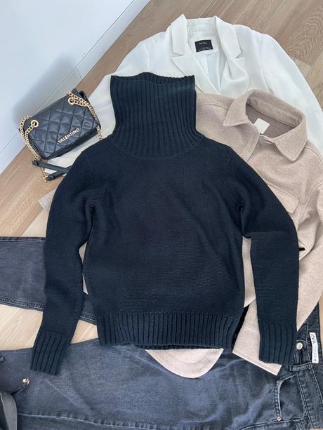 Čierny rolák, h&m,s