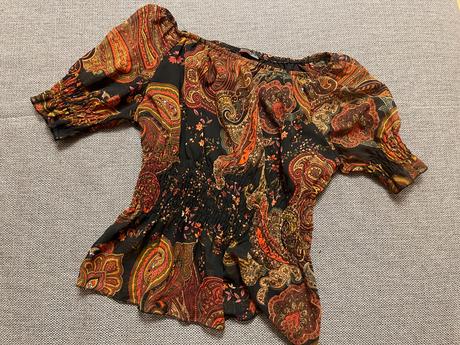 Čierno-červený top / blúzka m (s), m