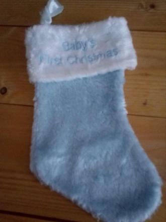 Vianočna ponožka baby'sfirst christmas, 