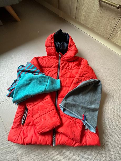 Jesenná bunda ,čispka a nákrčník, 134