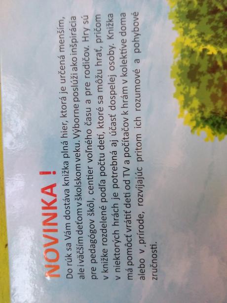 Kniha hier pre deti, 