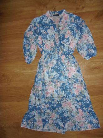 Šaty kvetované, s