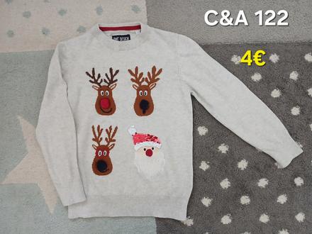 Vianocny sveter 122, c&a,122