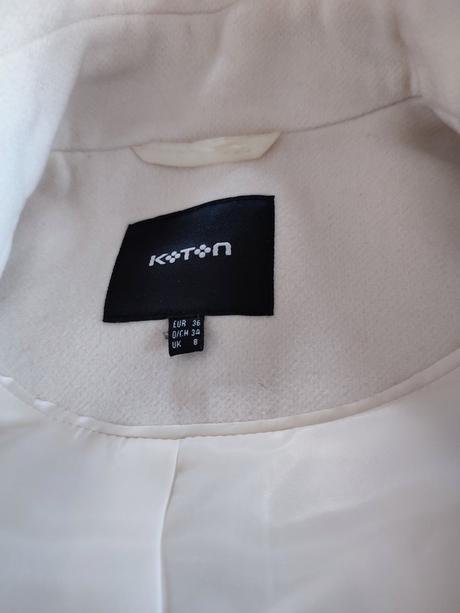 Dámsky vlnený kabát zn.koton, 36