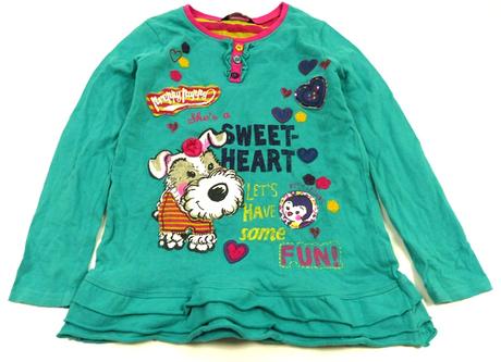 Bavlnené predĺžené tričko so psom, george,116