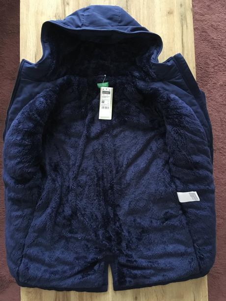 3x nová zimná vetrovka benetton veľ. 146, benetton,146