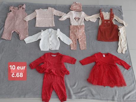 Oblečenie dievča veľkosť 56,62,68,74, 56