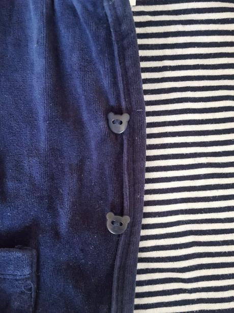 Modra mikinka, c&a,68