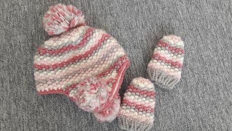 Čiapka + rukavičky, next,74